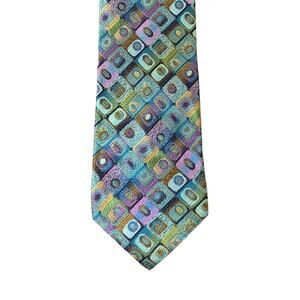 Vintage MISSONI Italian 100% Silk Tie 56”